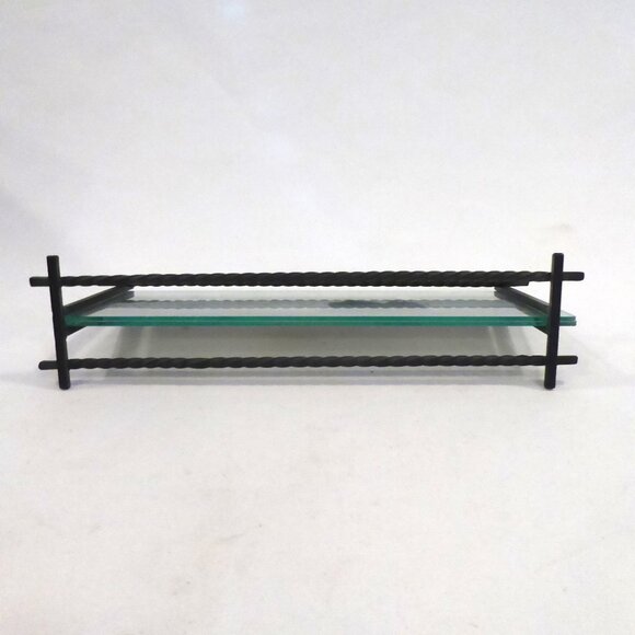 NEW PANORAMIC PHOTO FRAME TWISTED BLACK METAL & GLASS DECORATIVE PHOTO FRAME - Picture 11 of 13